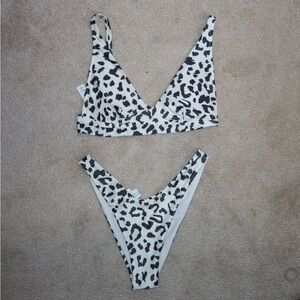 Aerie Leopard Bikini set NWT